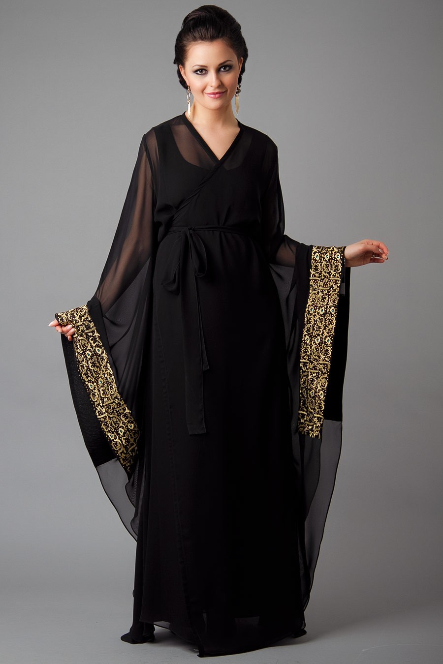 Abaya Dubai Arabic Clothes Islamic Clothes Fashion Dress she9 2014
